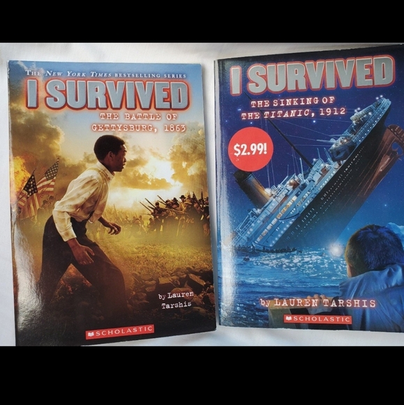 :5 Books I survived books Pompeii,  the titanic , 911 , Katrina. Gettysburg 1863 - Picture 4 of 10